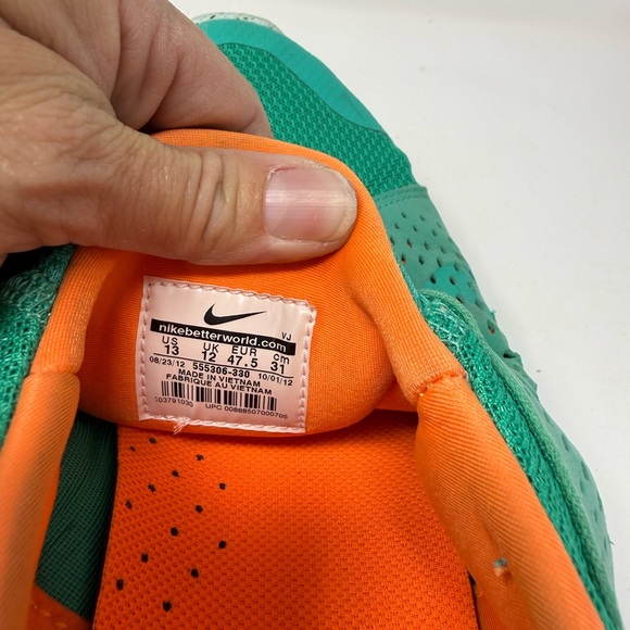 Nike Free Powerlines+ 2 2012 Size 13 Used 555306-330 (OZSHQM) - Picture 5 of 6